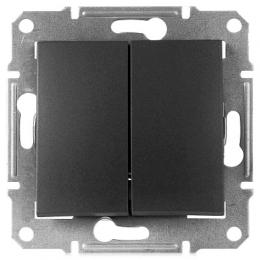 Изображение продукта Выключатель двухклавишный Schneider Electric Sedna 10A 250V 